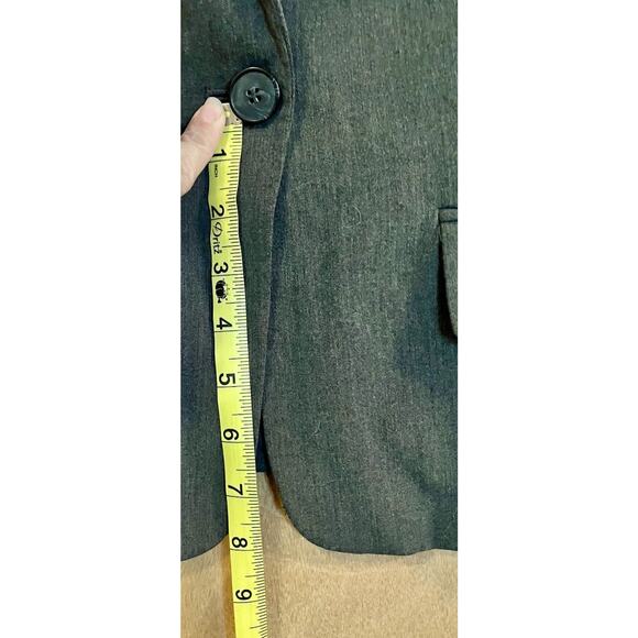 Evan Picone Women’s Charcoal Gray Blazer – Stretch Suit Jacket Size 10 - Picture 7 of 11